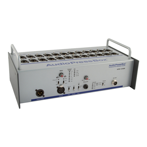 Audio Press Box APB-124 SB owner's manual