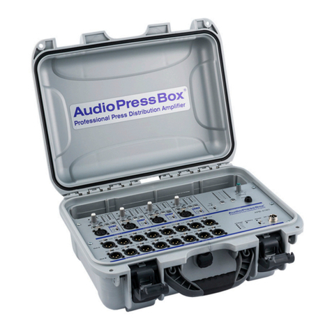 Audio Press Box APB-416 C User manual