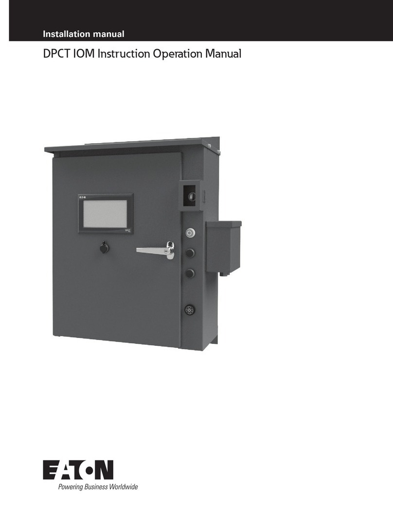 Eaton DPCT Instruction and operation manual Eaton DPCT Instruction and operation manual