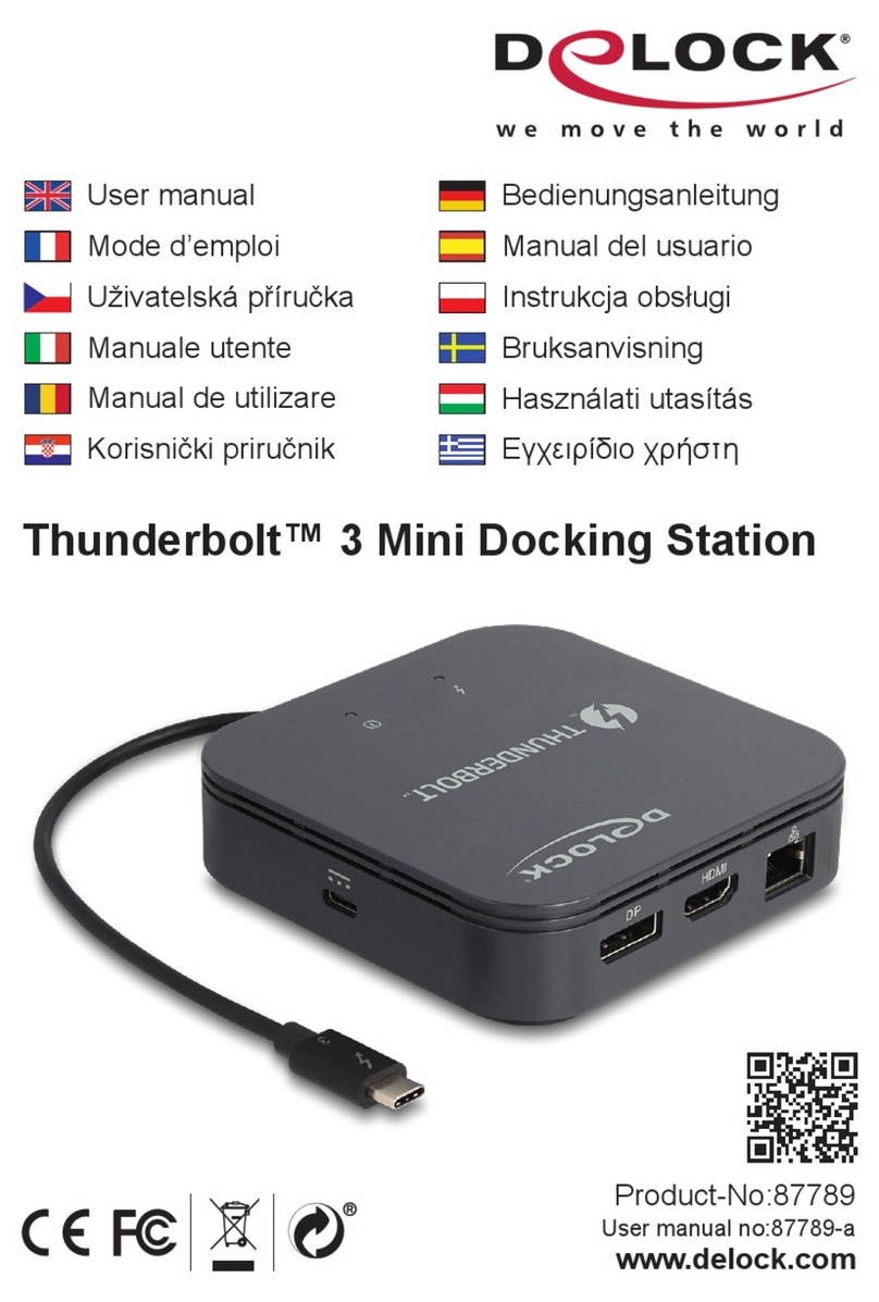 DeLOCK Thunderbolt 3 user manual