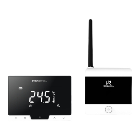 Saswell T19XWHB-7-RF-APP User manual and warranty card