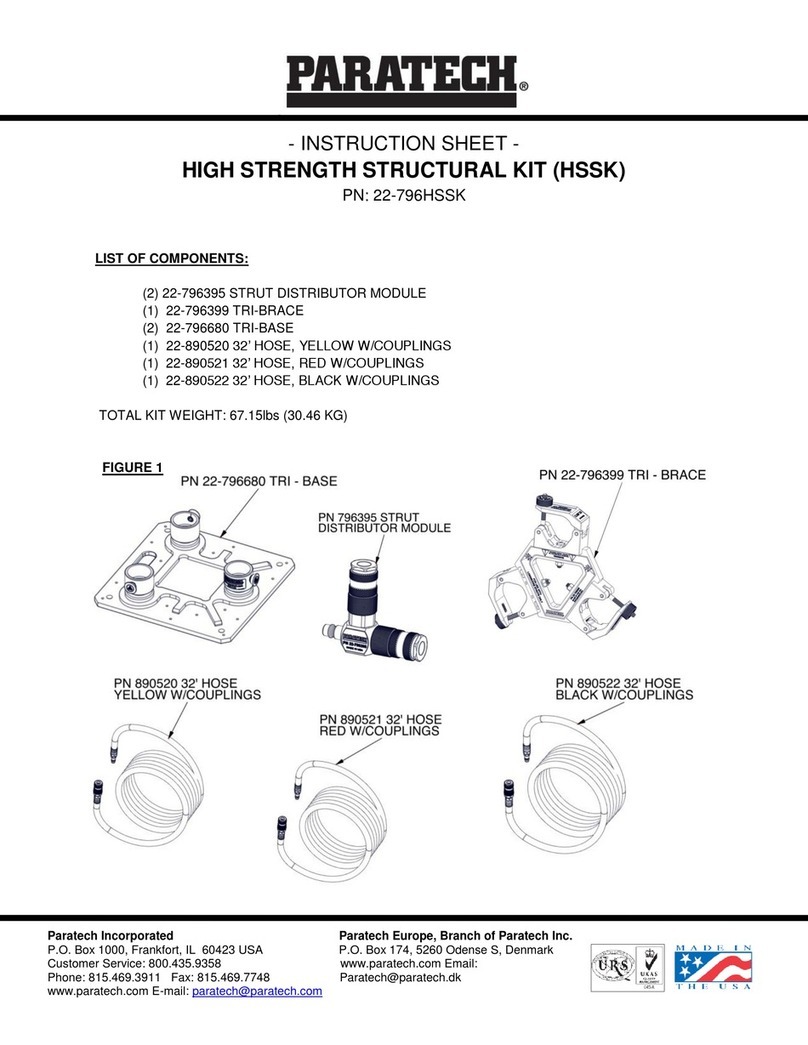 paratech 22-796HSSK User manual