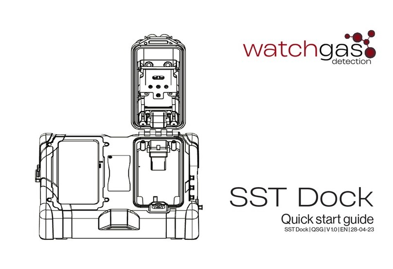 WatchGas SST Dock User manual