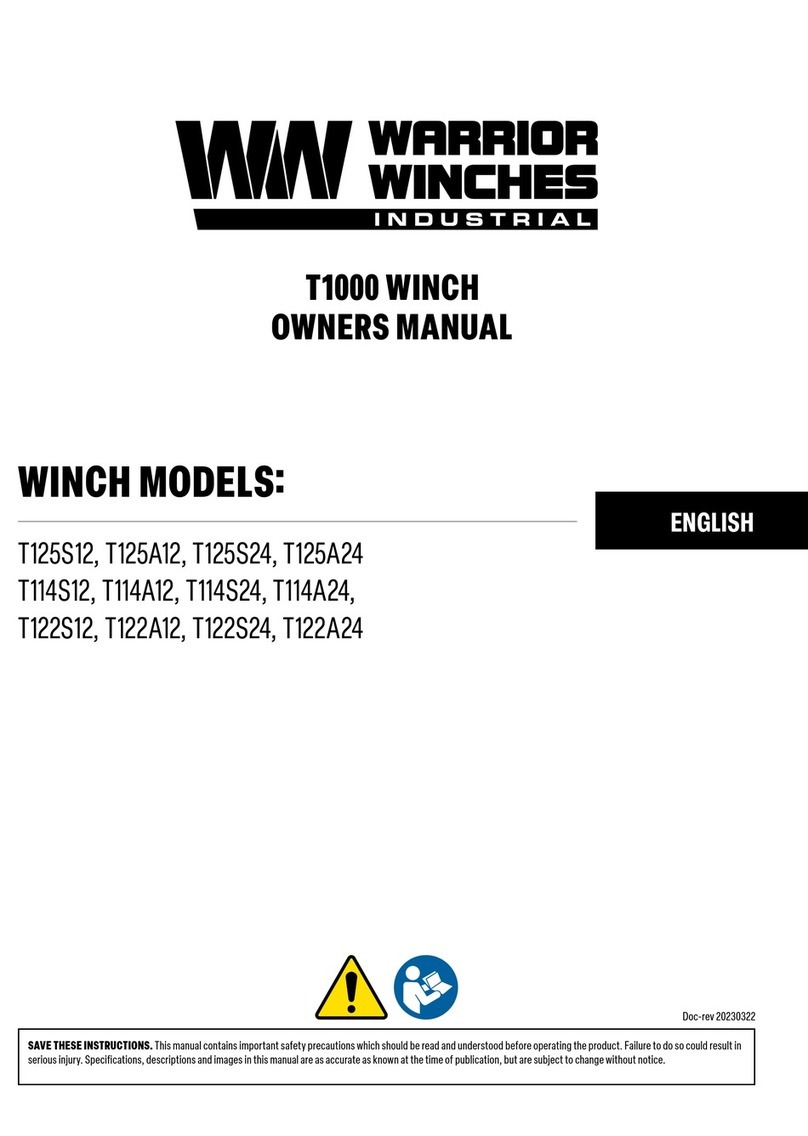 WARRIOR T1000 User manual