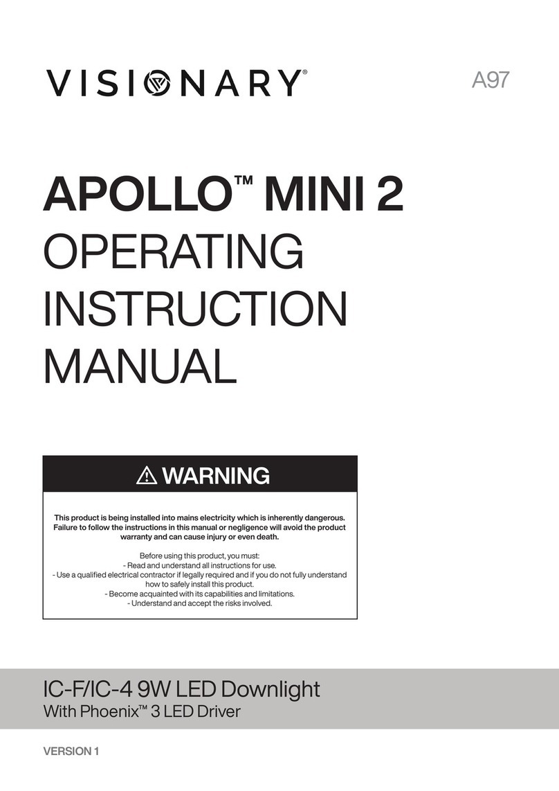 Visionary APOLLO MINI 2 Operating instructions manual