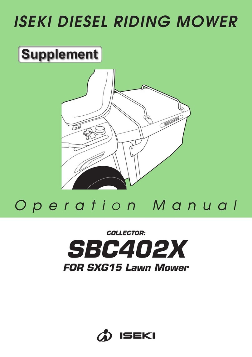 Iseki SBC402X User manual