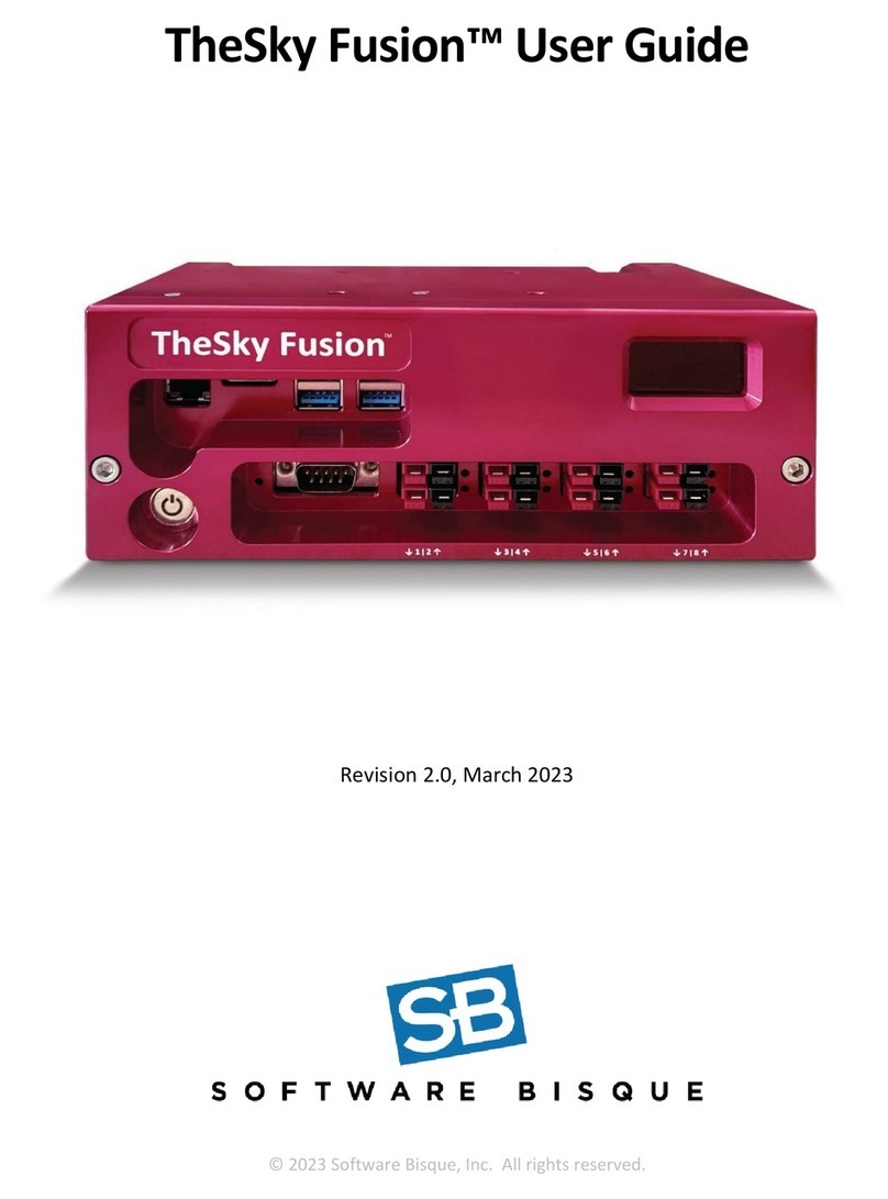 Software Bisque TheSky Fusion user guide
