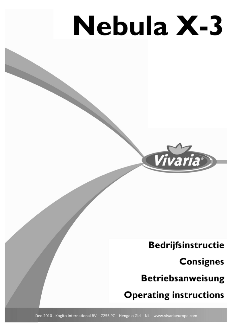 Vivaria Nebula X-3 operating instructions