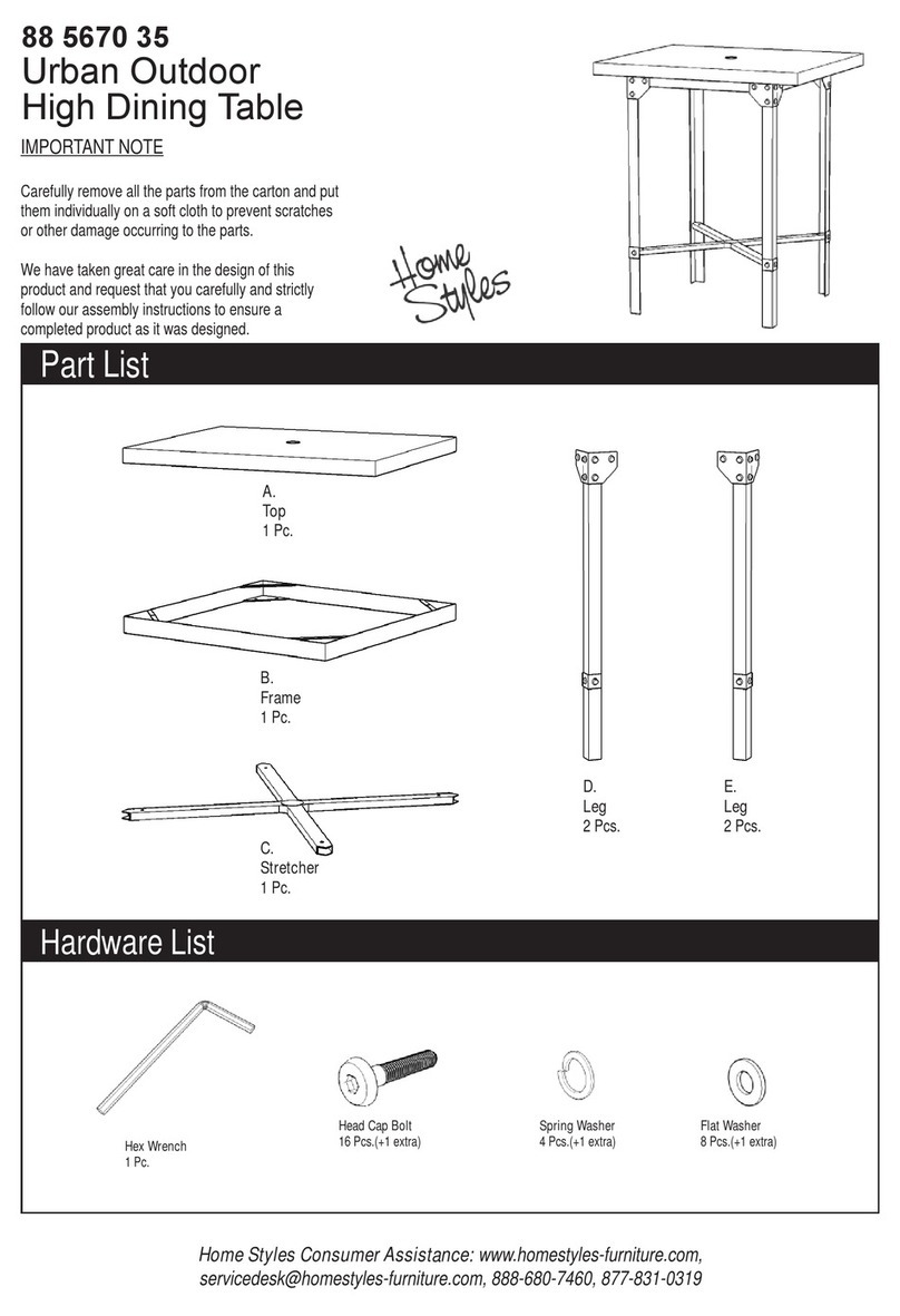 Home Styles 88 5670 35 manual