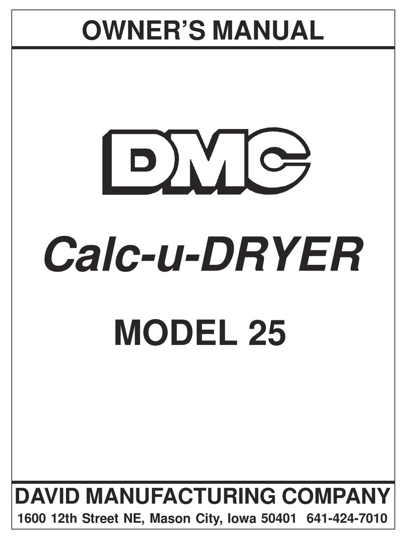 DMC Calc-u-DRYER 25 owner's manual DMC Calc-u-DRYER 25 owner's manual