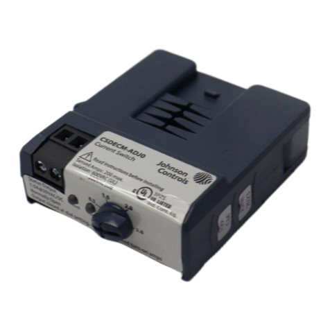 Johnson Controls CSDECM-ADJ Series User manual