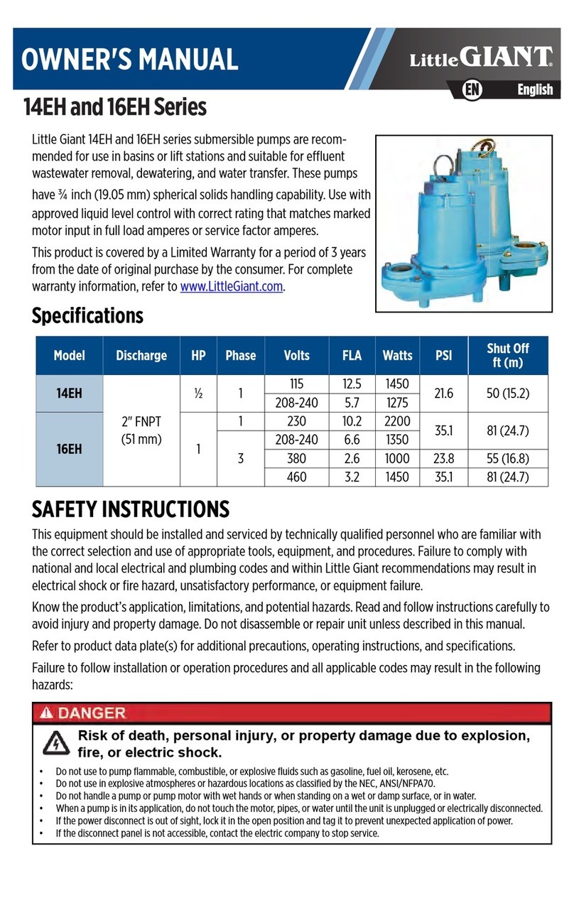 Little Giant 14EH Series owner's manual