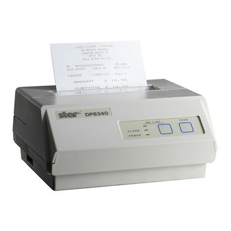 Star Micronics DP8340 Series Operating instructions