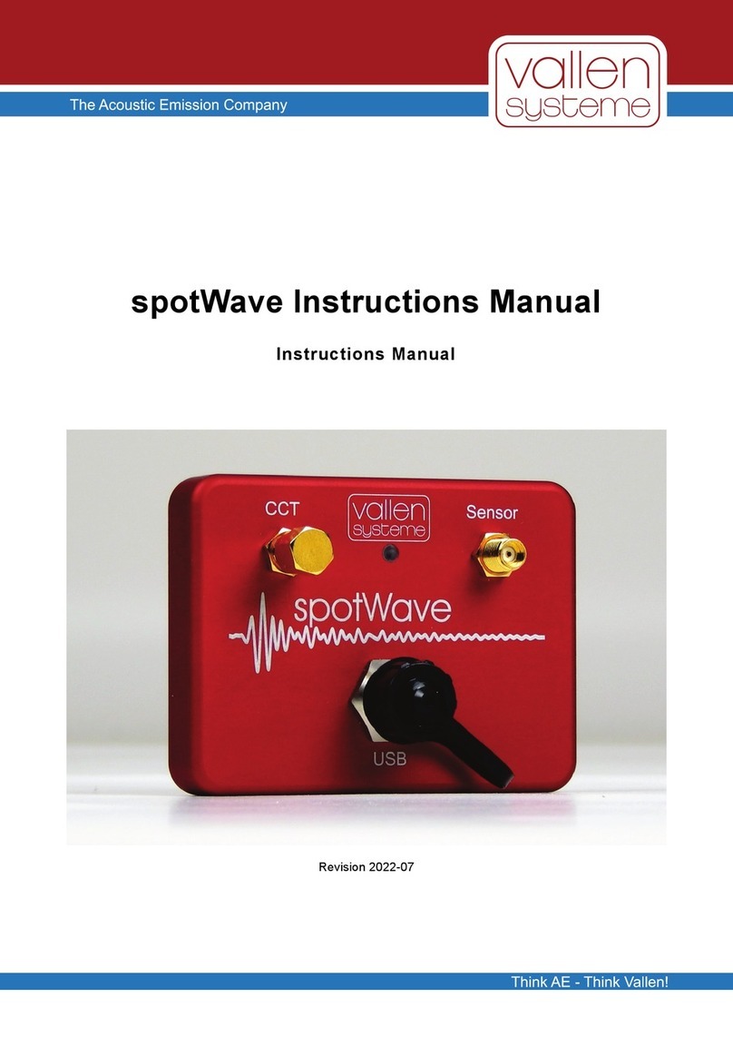 Vallen spotWave 201 User manual