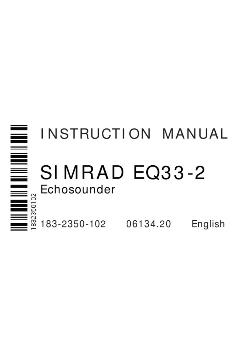 Simrad EQ33-2 instruction manual