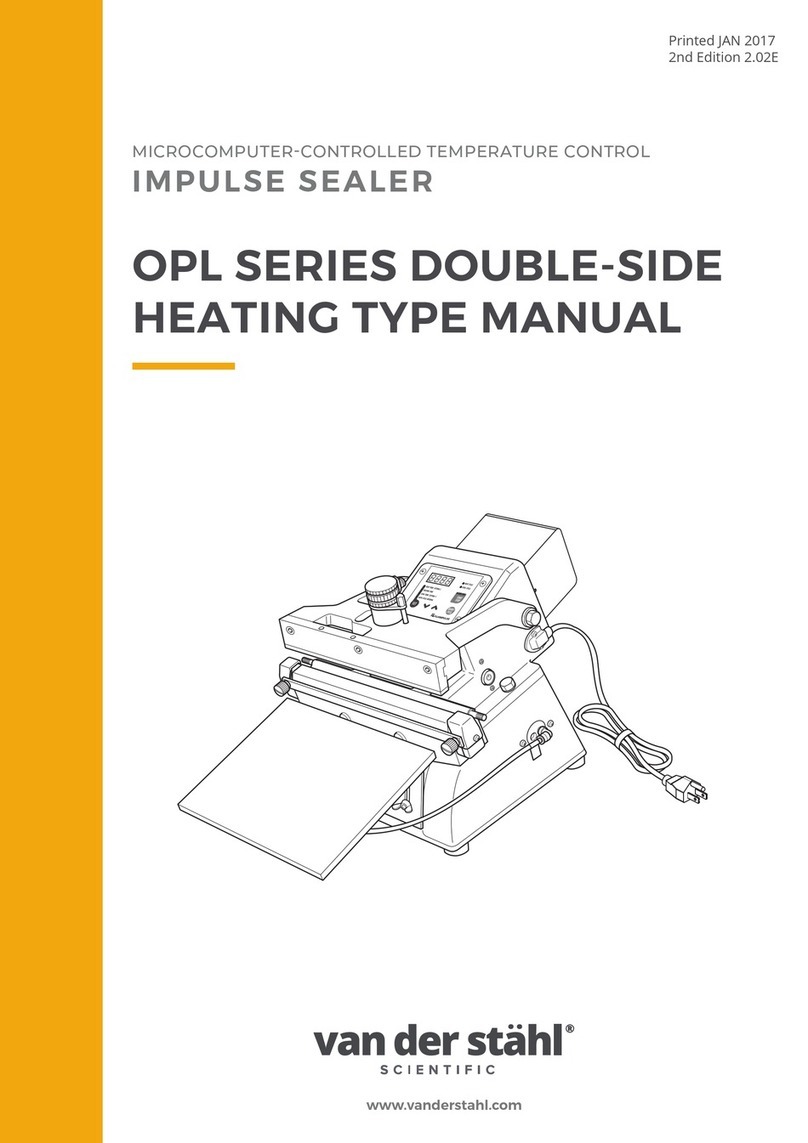 Van Der Stahl OPL Series manual