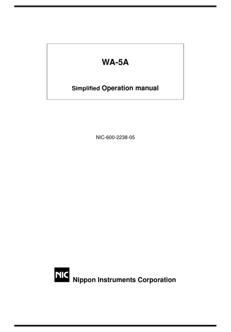 Nic WA-5A User manual
