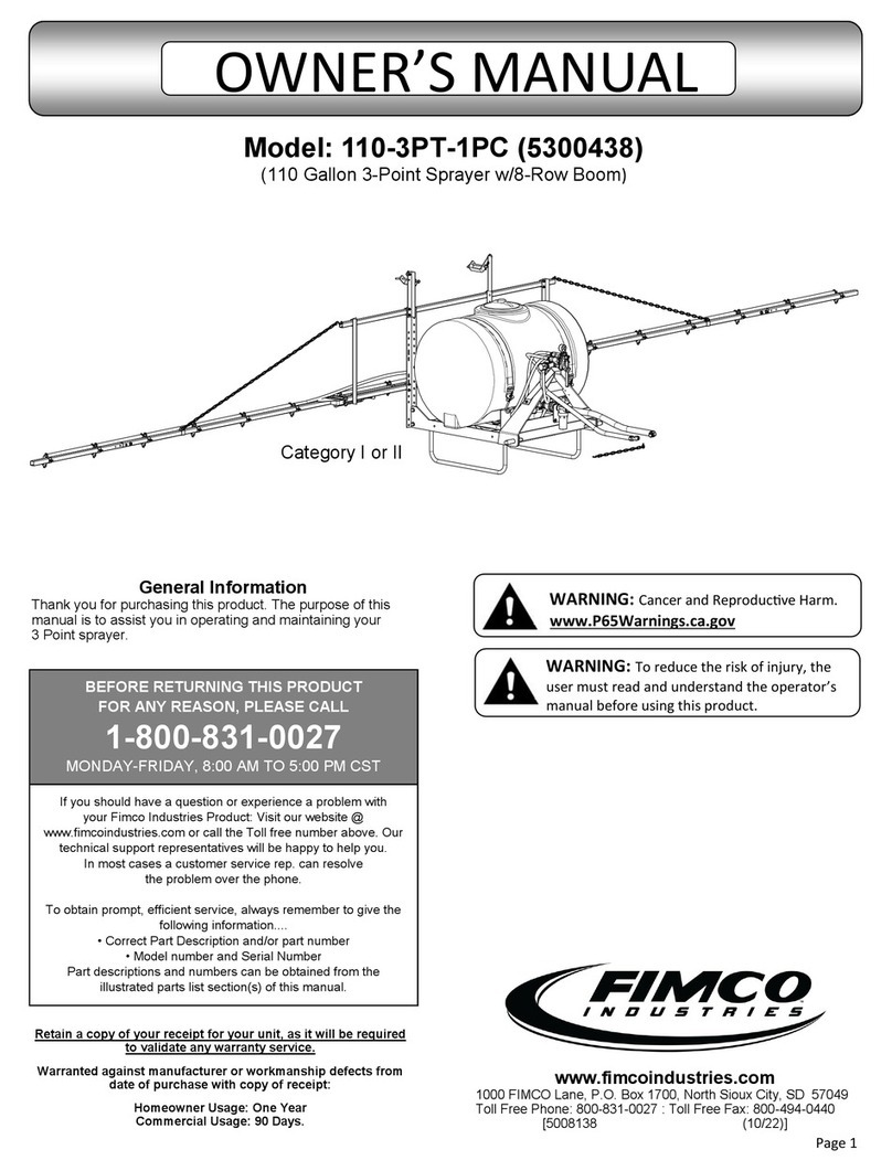 Fimco 110-3PT-1PC owner's manual Fimco 110-3PT-1PC owner's manual