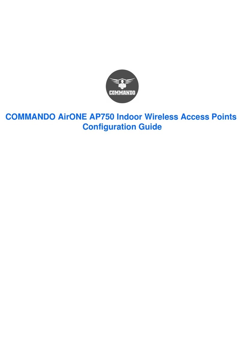 Commando AirONE AP750 Configuration guide