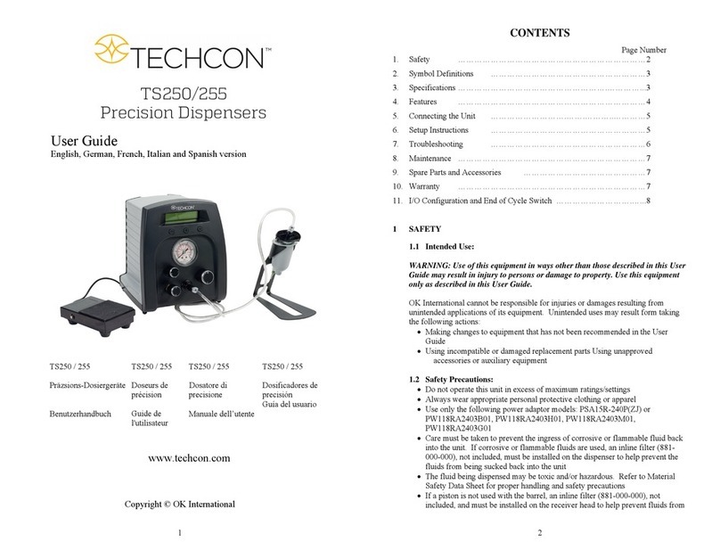 TECHCON TS250 user guide