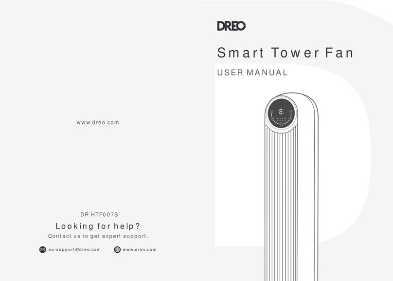 dreo DR-HTF007S user manual