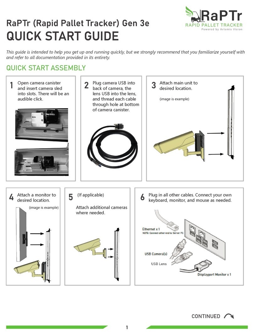Artemis Vision RaPTr 3e User manual