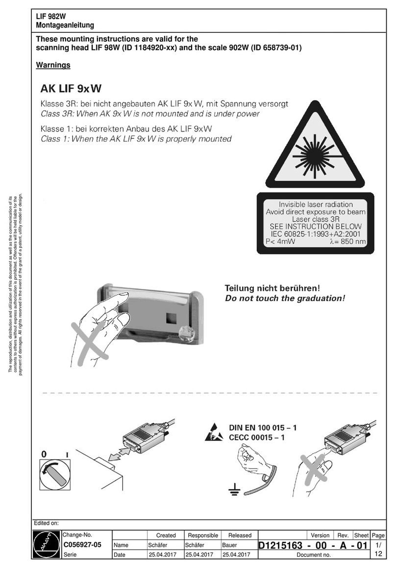 HEIDENHAIN AK LIF 9 W Series manual