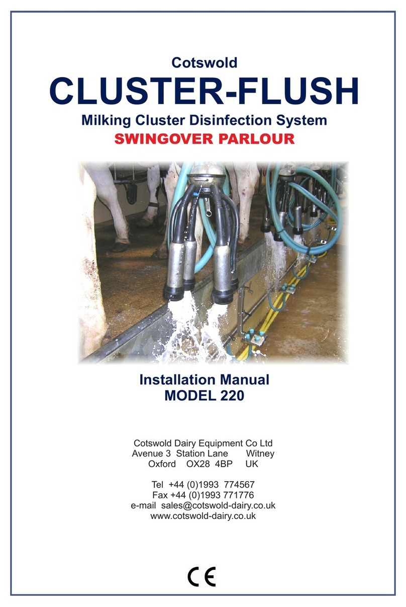 COTSWOLD CLUSTER-FLUSH 220 User manual