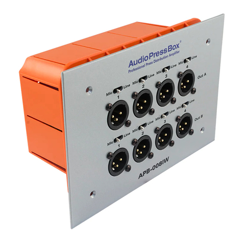 Audio Press Box APB-P008 IW owner's manual