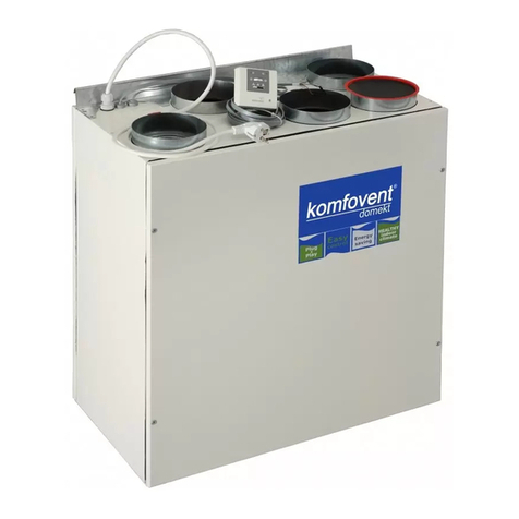 Komfovent DOMEKT Installation and operation manual