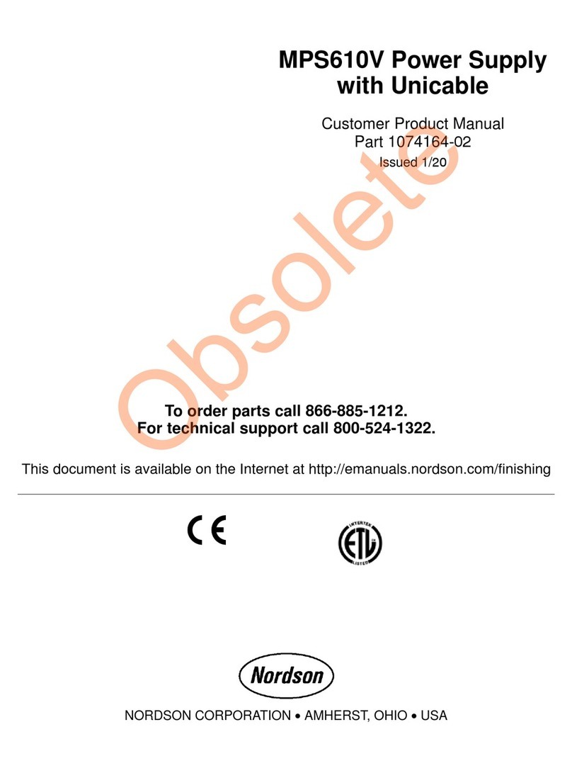Nordson MPS610V product manual