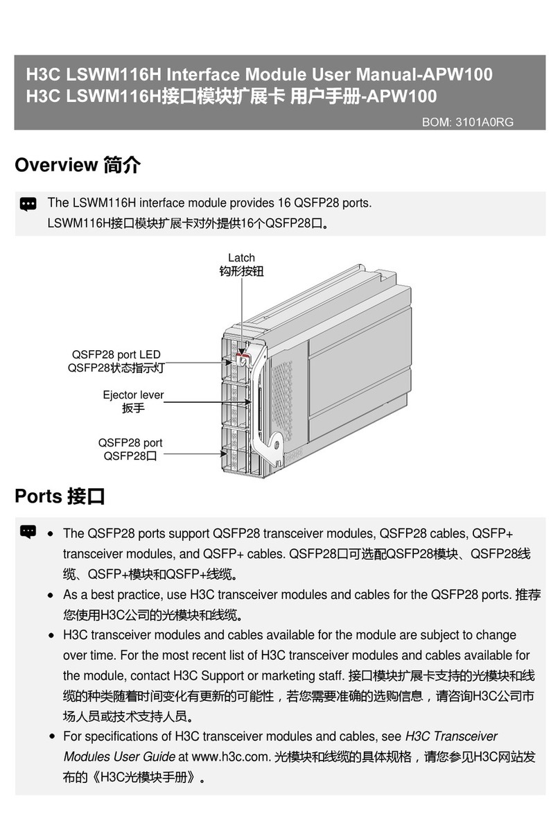 New H3C Technologies LSWM116H user manual