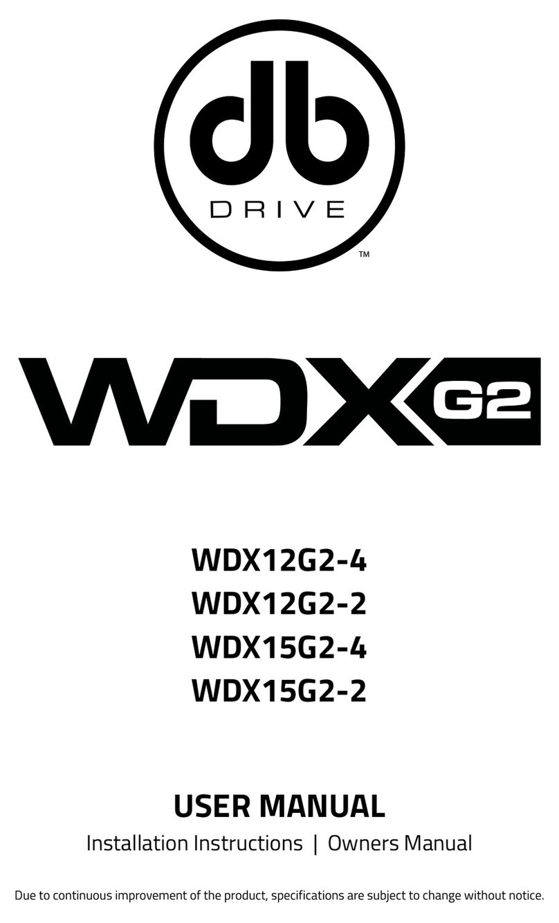 DB Drive WDXG2 User manual