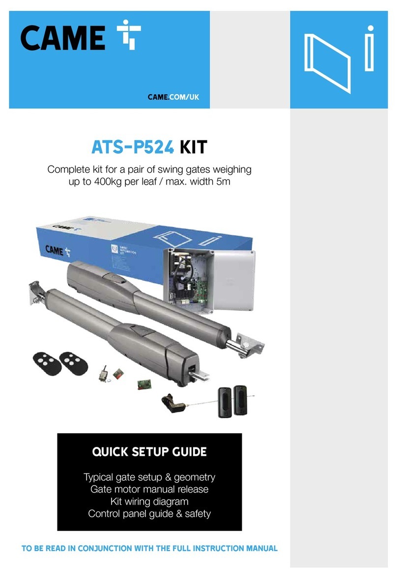CAME ATS-P524 User manual