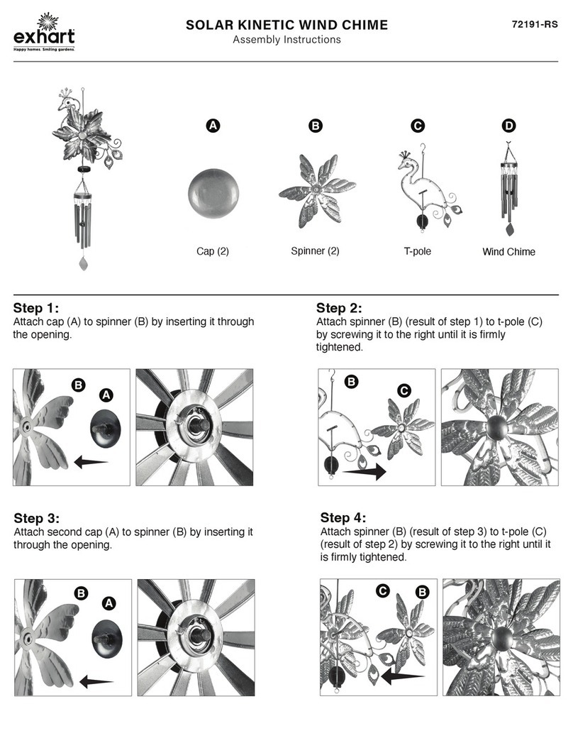 exhart 72191-RS Assembly instructions