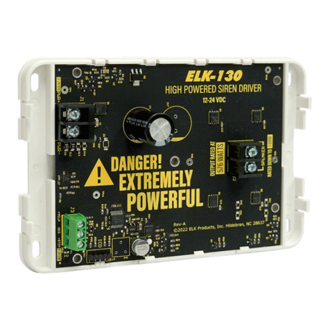 Elk Products ELK-130 manual