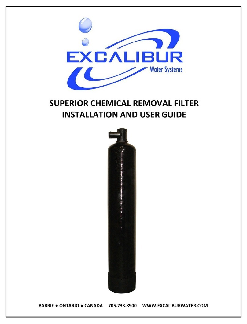 Excalibur Water Systems Filtermax EWS POUPCS075 Installation and user guide