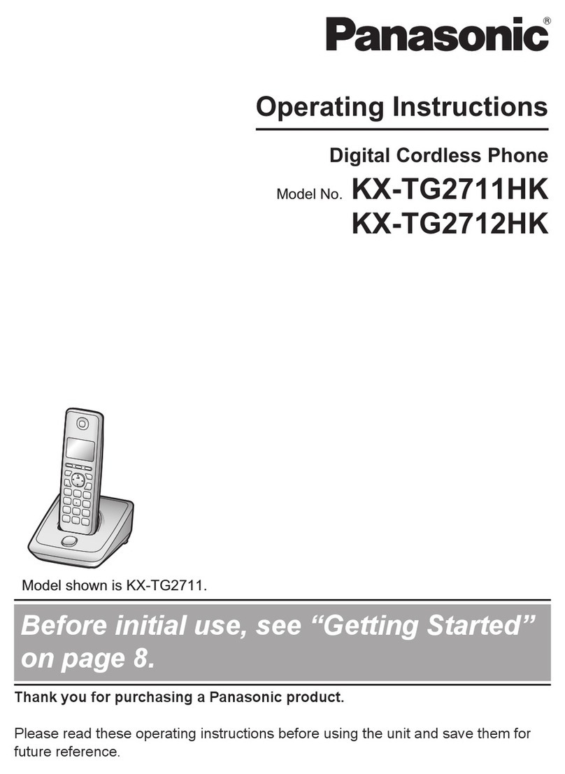 Panasonic KX-TG2711HK User manual