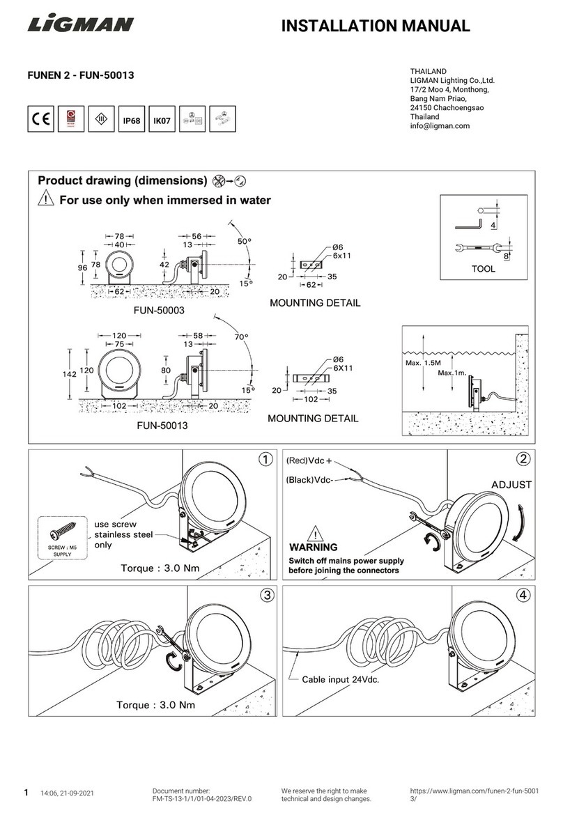 LIGMAN FUNEN 2 installation manual