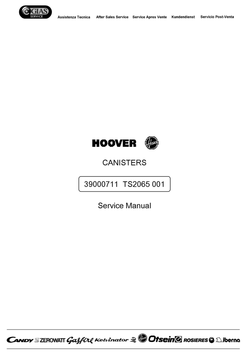 Hoover TS2065 001 Service manual
