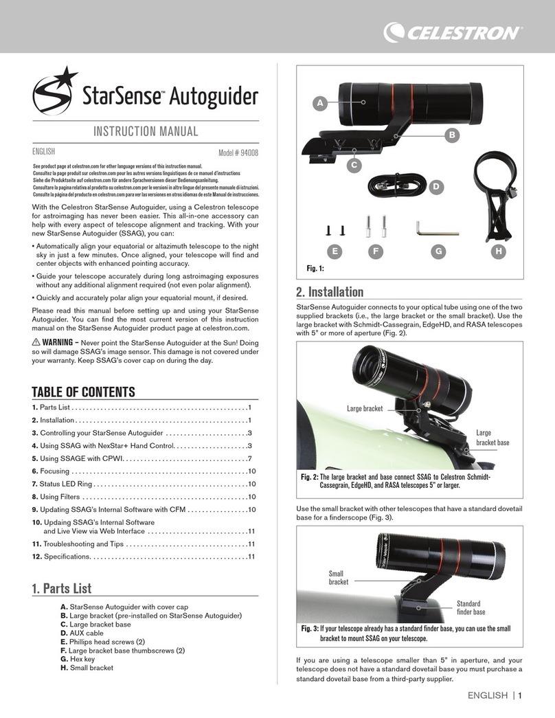 Celestron StarSense 94008 User manual