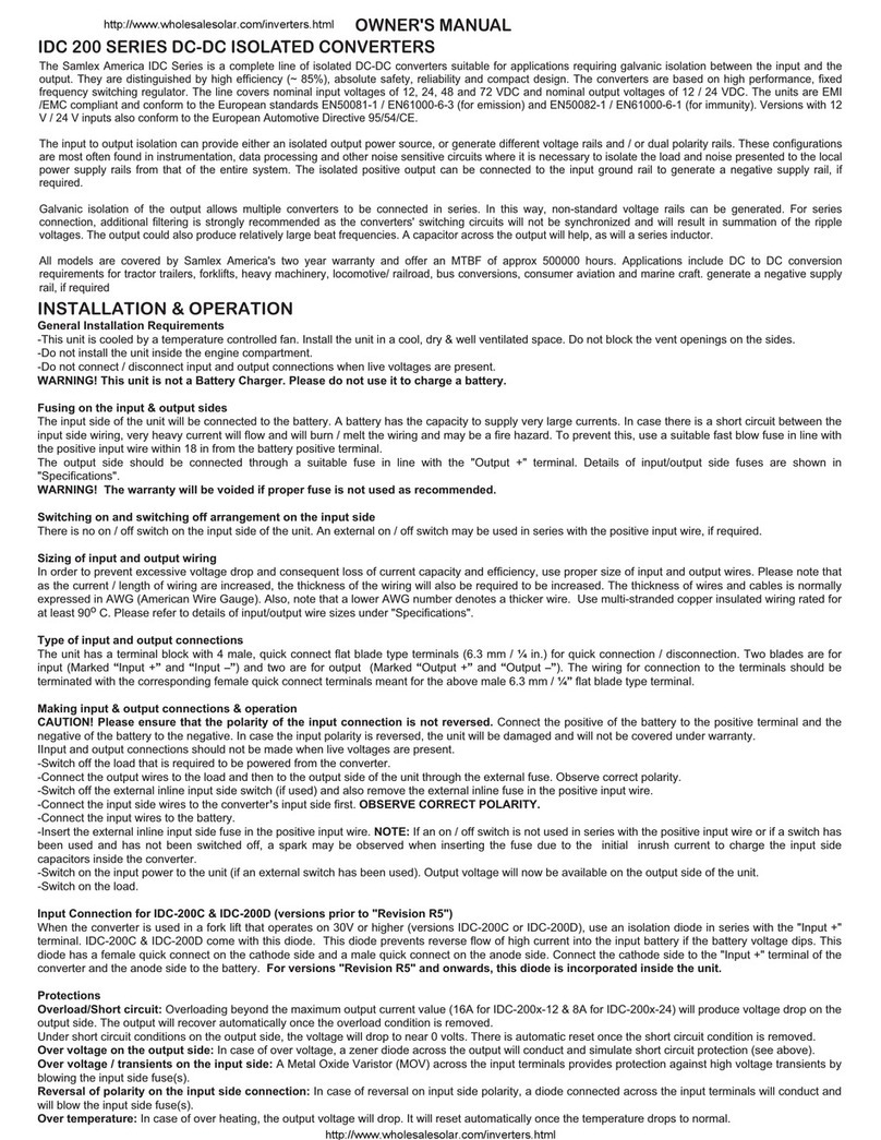 IDC 200 Series owner's manual