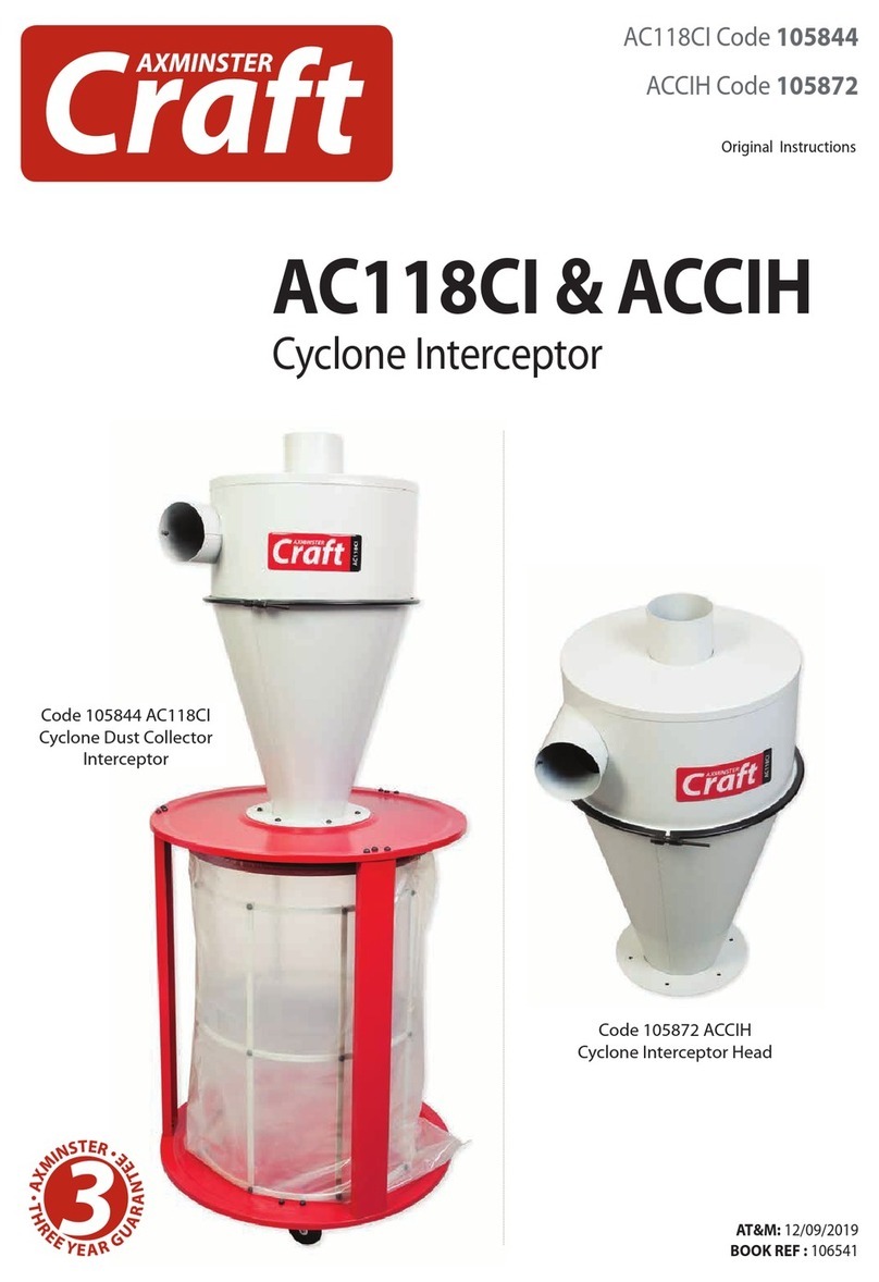 Axminster Craft AC118CI Original instructions