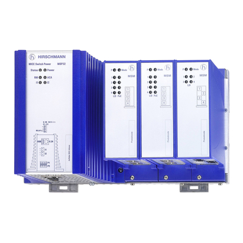 Belden HIRSCHMANN MSP30 User manual