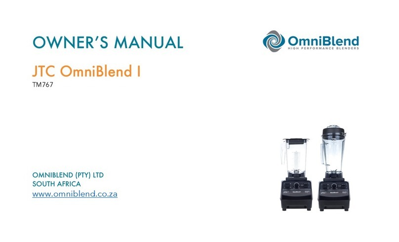 OmniBlend JTC I User manual