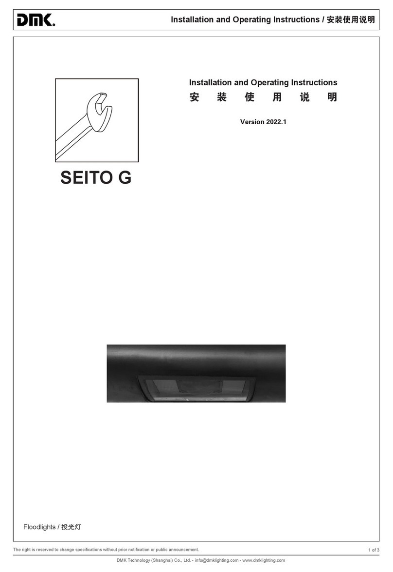 DMK SEITO G Installation and operating instructions
