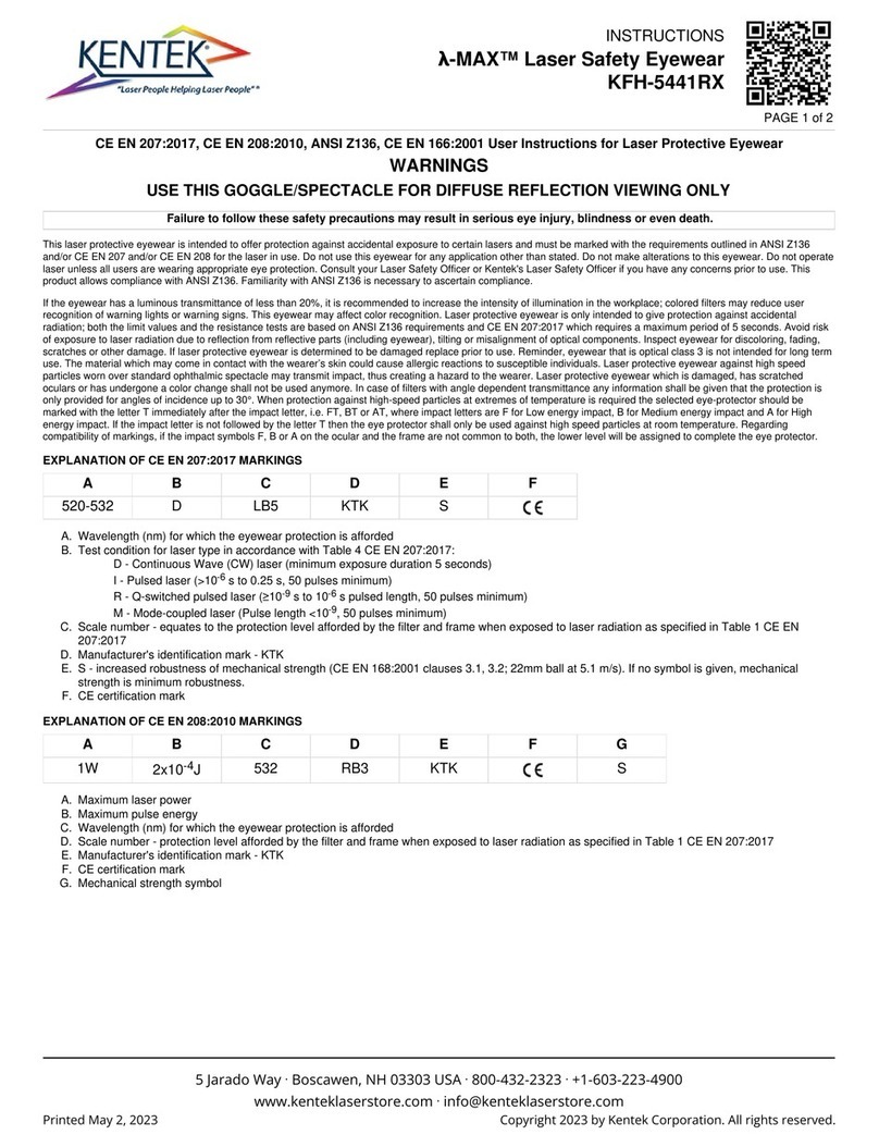 Kentek l_MAX KFH-5441RX instructions