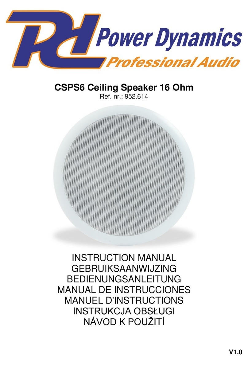 Power Dynamics CSPS6 User manual