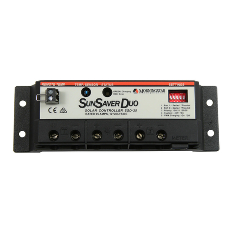Morningstar SunSaver Duo SSD-25RM User manual