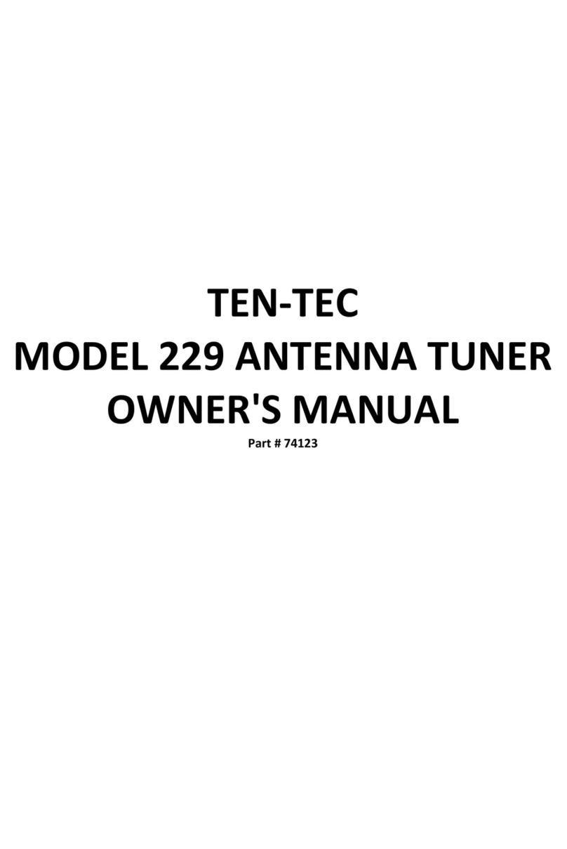 Ten-Tec 229 User manual